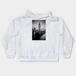 Big Ben Queen Elizabeth Tower Westminster Bridge Kids Hoodie